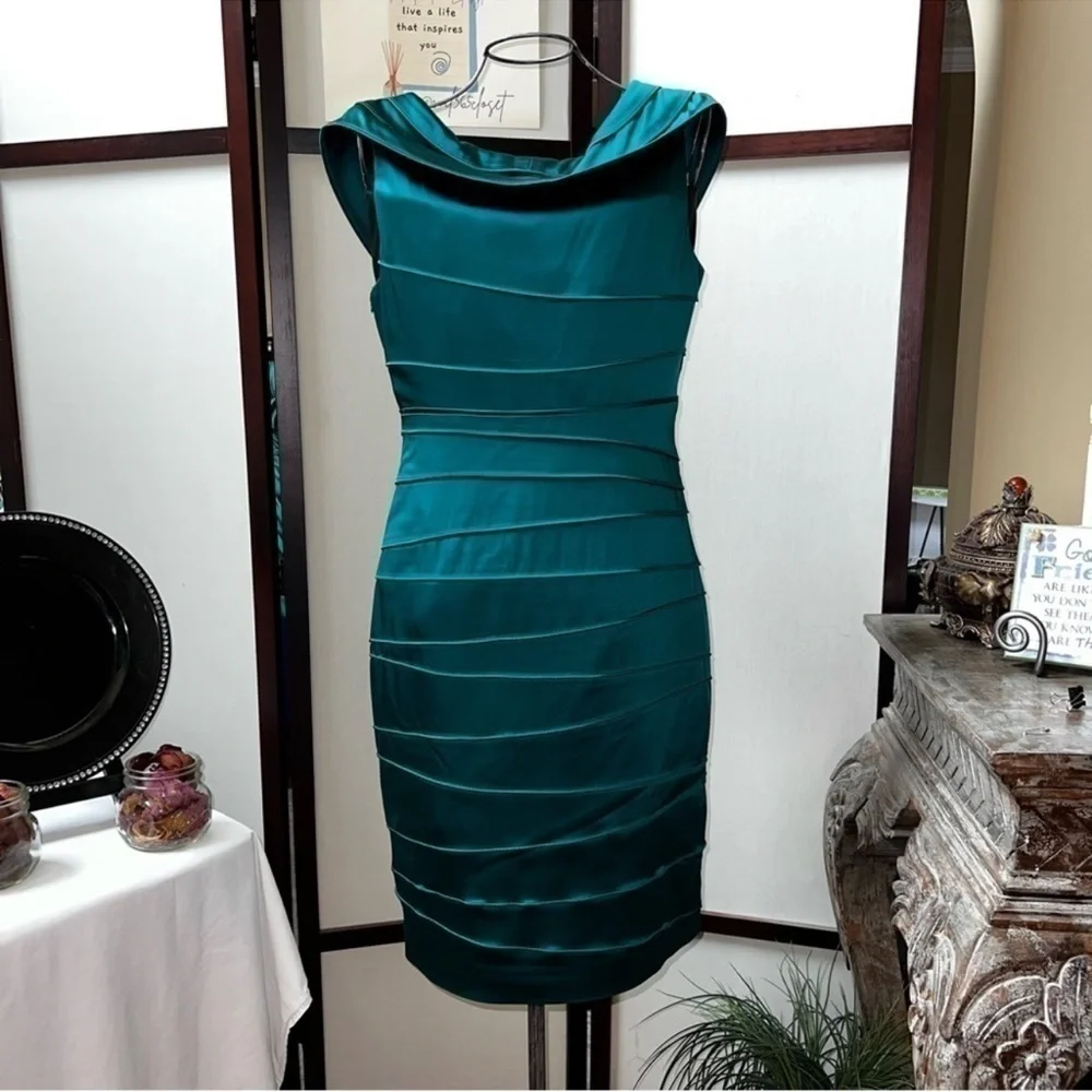 V-neck Draped Dress